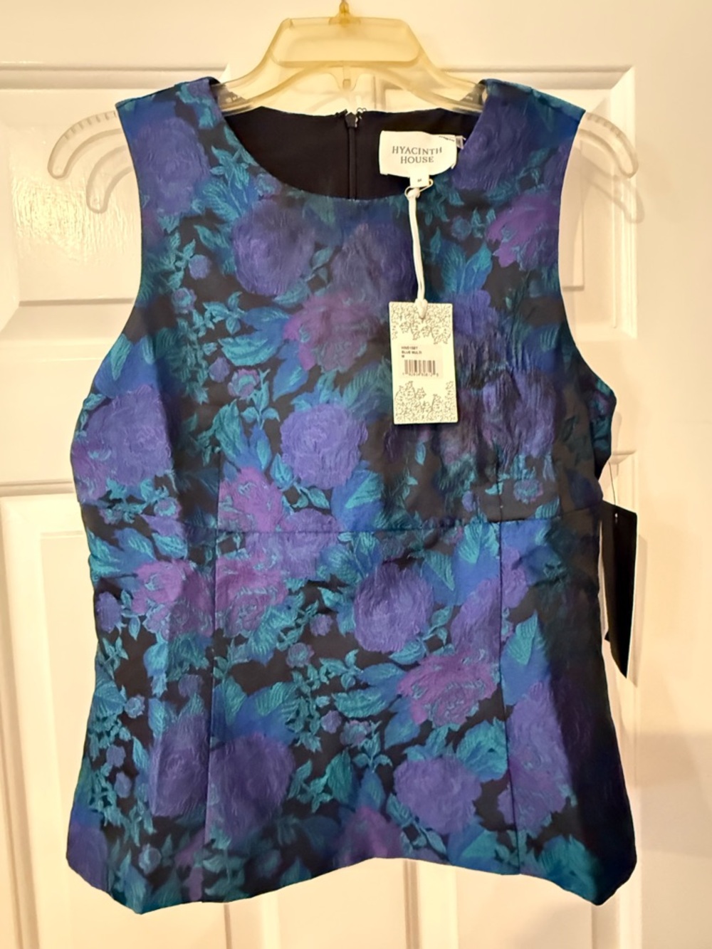 Hyacinth House Blue & Purple Floral Sleeveless Camisole Top